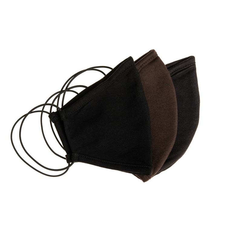 Korres Dark 3 Washable Cloth Face Masks with Certified Organic