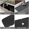 Tapete de Silicona para Fregadero de Cocina Protector Contra Salpicaduras