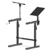 NiuNyuNeu Multi-Functional Keyboard Stand Heavy Duty Piano Stand with Microphone