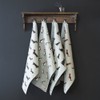 Sweet William Black Schnauzer Tea Towel