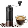 Mini Manual Coffee Grinder with 40 Adjustable Settings, Portable Hand