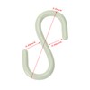 Mini Skater 2.5" Small Plastic S Shaped Hooks, Multifunctional Portable