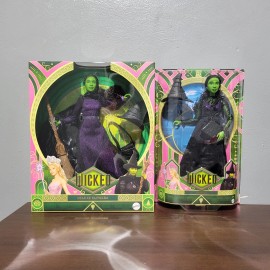 Mattel  Mattel Wicked Deluxe Elphaba Set Lot Fashion Doll ERROR wicked.com URL RARE!