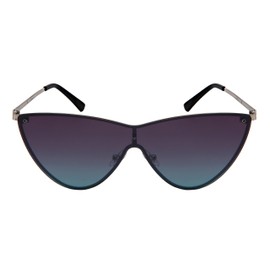 Edge I-Wear One-piece Cateye Women Sunglasses Flat Tinted Lens 55693-FLFM-3(gybu)