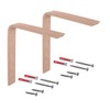Gedotec Wooden Console Wall Angle | Pack of 2 -