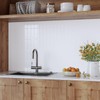 VaryPaper 10 Sheets 12''x12'' White Peel and Stick Backsplash for