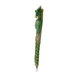 Pacific Giftware Green Dragon Pen with Detailed Design Handcrafted Resin Perfect for Comfortable Writing Ideal for Fantasy Lovers School or Personal Use 6 Inches (Multicolor)