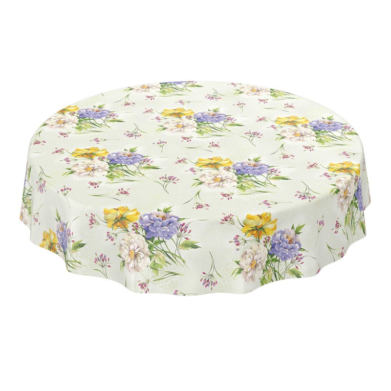 Anro Oilcloth Wax Tablecloth, Washable