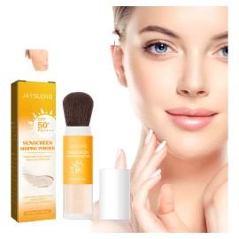 Polvo De Protección Solar Acabado Mate, Control Grasa Spf50+