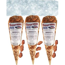 Almonds Cinnamon Roasted (3 Pack) (NET WT 15 OZ) Gourmet Kruise Signature Gift Bags