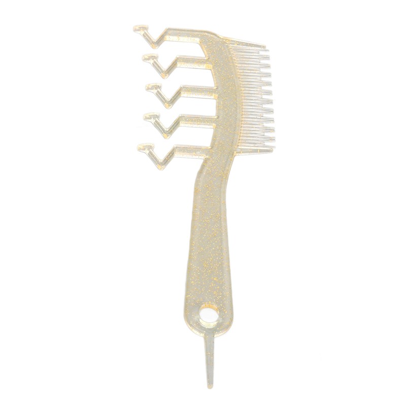 10pcs Z Shaped Wide Tooth Comb Stylish Portable Double Sided