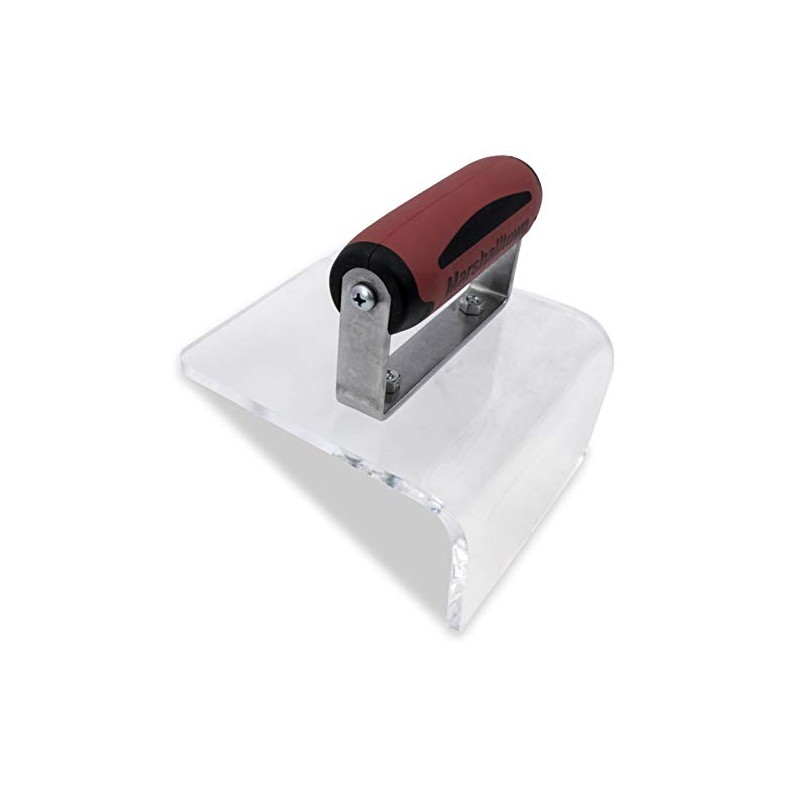Marshalltown Outside Corner Step Trowel Tool with Durasoft Handle, Acrylic,