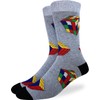 Good Luck Sock Men's Puzzle Cubes Socks, Big & Tall,