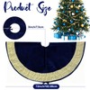 OurWarm 72Inch Christmas Tree Skirt, Extra Large Velvet Tree Base