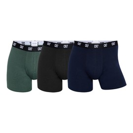 CR7 Men's 3-Pack Cotton Blend Boxer Briefs, Medium US 32-34 waist Multi