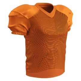Champro Standard Time Out Adult Football Practice Jersey for Training, Scrimmage Games, Orange, X-Large
