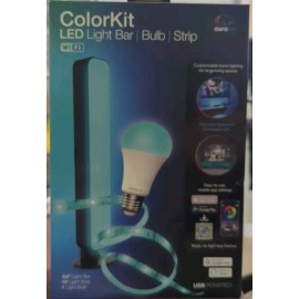 AuraLED Color Kit Wifi LED Light Bar, Bulb & Strip NIB
