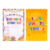32 Pack 5"x7" Birthday Invitation Cards for Kids Girls Boys