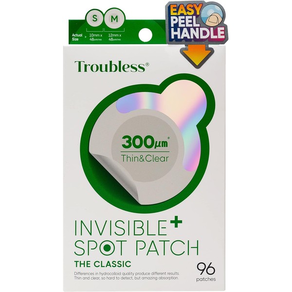  Troubleless Invisible Spot Patches Classic Hydrocolloid Acne Acne Patches