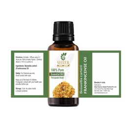 Frankincense Oil -(Boswellia Carteri)- Essential Oil 100% Pure Natural Undiluted Uncut Therapeutic Grade Oil 0.51 Fl.OZ