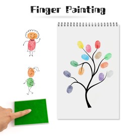 Ink Pad, 2PCS Washable Finger Craft Stamp Pad, Pink