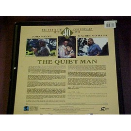 Laserdisc Box Set of John Ford's THE QUIET MAN with John Wayne, Maureen O'Hara, Victor McLaglen, Barry Fitzgerald, and Ward Bond.