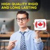 1 x Square Jumbo Size Coaster 12cm Victoria Canada Flag