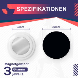 VERY IMPORTANT RUNNER - Set of 4 Race Number Magnets for Marathon, Running, Triathlon - Magnetic Race Number Holders and Running Number Holders - Magnets for Race Number Runners in Colours (Black)