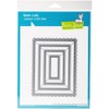 Lawn Fawn Cuts Fancy Scalloped Rectangle Universal Custom Craft Cutting