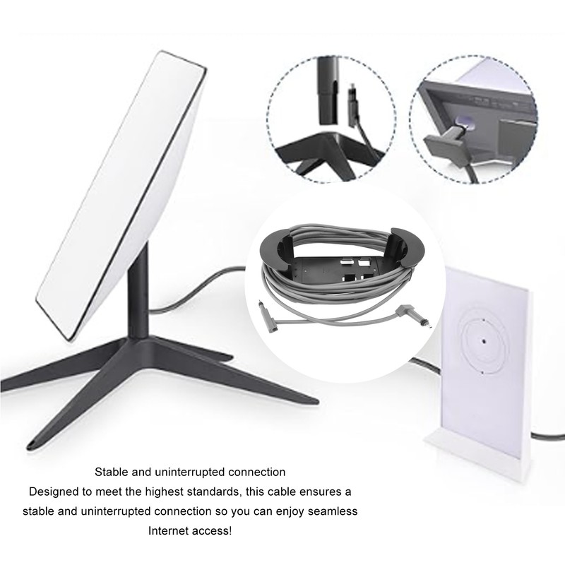 Cable Holder for Starlink Space Saving Multifunction Portable Replacement Cable