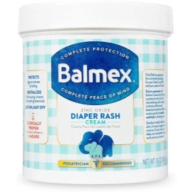 Balmex Diaper Rash Cream Jar 16Oz Each
