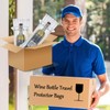 Wine Bottle Travel Protector Bags,50pcs Packaging Air Bags with Air