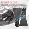 Liseng Sandblasting Gloves for Sandblasting Cabins, 60 cm with O-Rings