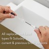 Soladey5 - Cepillo de dientes iónico, azul, paneles solares y