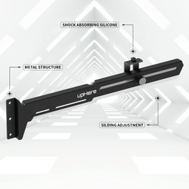 upHere GPU Brace Support Video Card Black&White Graphics Card Sag Holder/Holster Bracket,Single or Dual Slot Cards,G27654