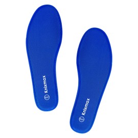 Knixmax Men Memory Foam Insoles Comfort Inner Soles Navy 10UK - 44EU