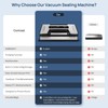 Vakumar Liquid Vacuum Sealer Machine, 90Kpa Vacuum Sealer Machine Preservation
