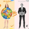26 Inches Double-sided Foldable Kids Dart Board Set, Maomaoyu Velcro