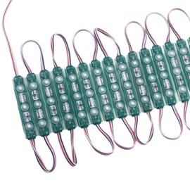 REXTiN Super Bright 200pcs 3 LED Module Blue 2835 SMD Waterproof Decorative Light for Letter Sign Advertising Signs with Tape Adhesive Backside (Blue)