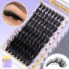 Fluffy Lash Clusters 150D+200D+300D Thick Volume Cluster Eyelash Extensions 12-25mm