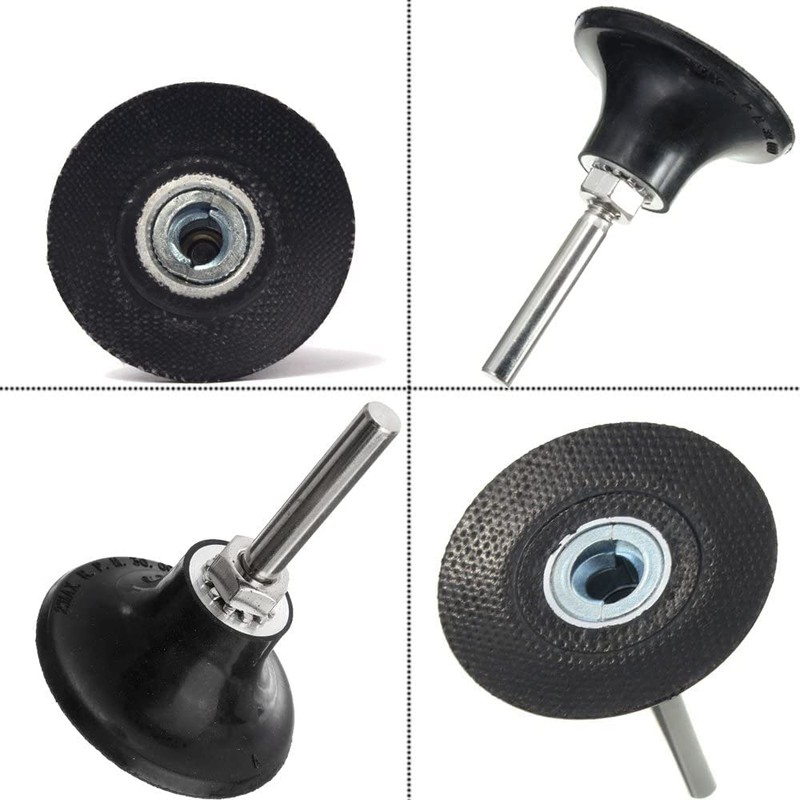 Bestgle 2 Pcs Roll Lock Sanding Disc Pad Holder Polishing