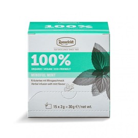 Ronnefeldt 100% Mindful Mint – Infusión de menta orgánica 15 piezas 2 gr