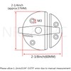 NRC&XRC Marine Grade 316 Stainless Steel 2-1/4" (57mm) Turn Twist