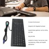 Industrial Keyboard Touchpad Wired Connection X Scissor Foot Plug and