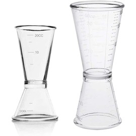 Cocktail Measuring Cups, Measuring Cups for Bar, Cocktail Measuring Cup Set, Ounce Measuring Cups, Cocktail Jigger Cups, Transparent Ounce Dual Spirit Measuring Cup Set, for Bar, Party, Cocktail Drink