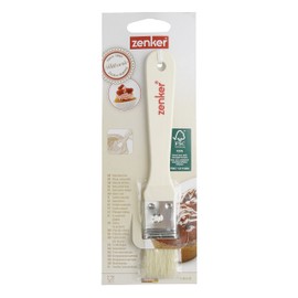 Zenker 31341 Pastry Brush with Wooden Handle, Kitchen Brush, Food Brush, FSC Wood, 18.5 x 2.5 cm