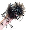 WENJESO Women's Shark Clip, Feather Hair Accessory, Peony Tassel, Hair