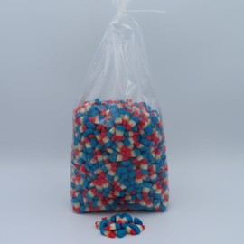 Beulah's Patriotic Candy Corn, 5 Pound Package, 1200 Pieces of Candy