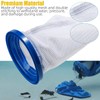 Pool Vacuum Cleaner Reusable Filter Bag with 10-Pack Ultrafine Mesh