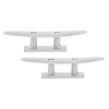 2PCs Boat Cleat Open Base 5in Universal Fit for Watercraft